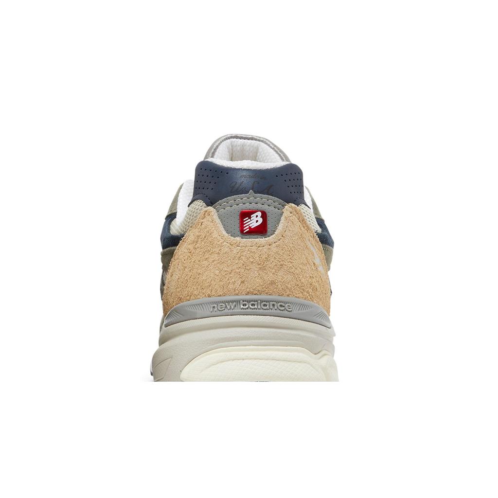 New Balance 990v3 Made in USA 'Olive' (Unisex) Grey / Blue Running Shoes M990TO3