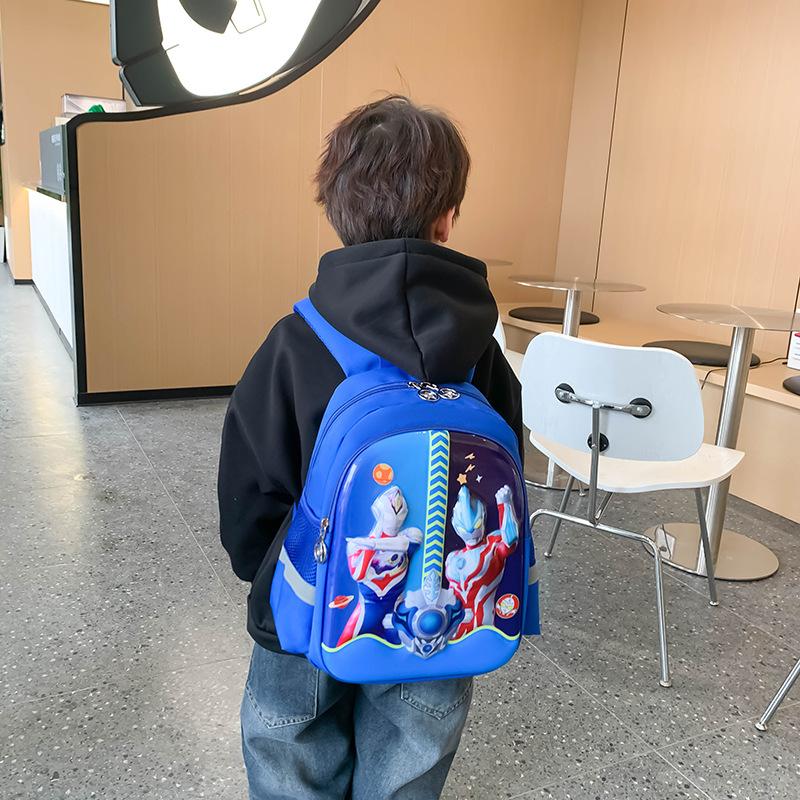 Kindergarten Boys Cool Backpack Children Three-Dimensional Leisure Small Schoolbag Little Boy Lightweight Weight Eggshell Backpack