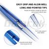 Titanium Alloy Precision Tweezers for Electronic Repair Non-magnetic Fine-point Forceps for Motherboard Fingerprint Detection