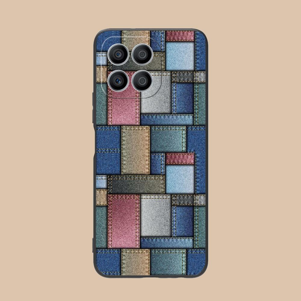 Jeans Texture Mobile Phone Case for Honor 90 80 70 60 50 30 20 10 9 8 7 Pro S SE Lite 5G Colorful Printing Cover Pretty Luxury
