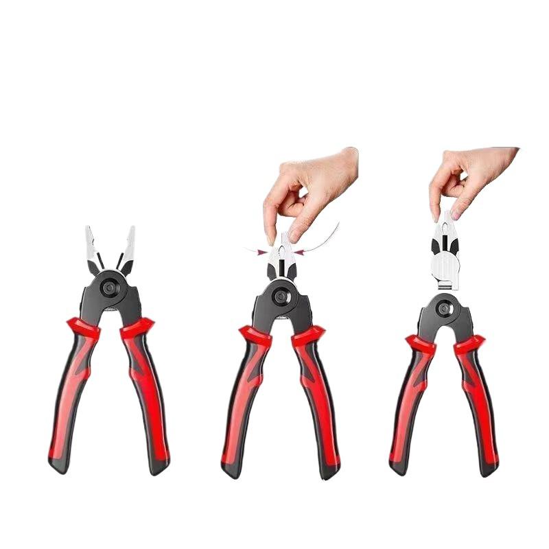 Multifunkční kleště: 5v1 Odizolovací kleště, Štípací kleště, Krimpovací kleště, Slitina mědi