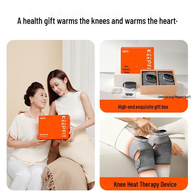 Keepfit Smart Heated Knee Massager with Moxibustion