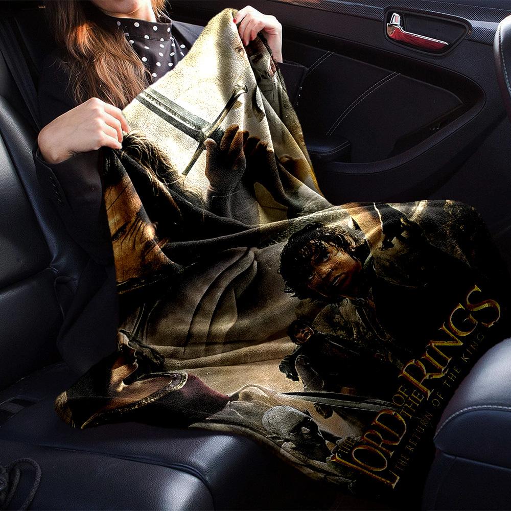 1pc Lord of the Rings Return of the King Flannel Blanket Soft Warm Throw for Home, Office, Travel, All-Season Cozy Bedding GiftL1215