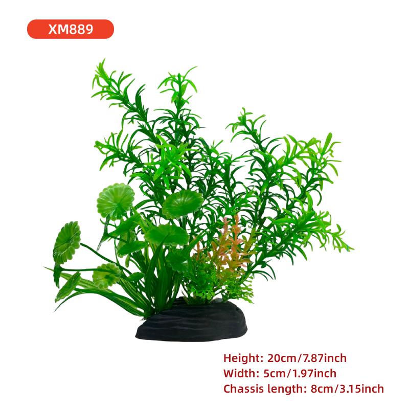 New  Artificial Aquarium Decorative Grass Simulation Plant Fish Tank DIY Decoration Simulation Water Grass Combination