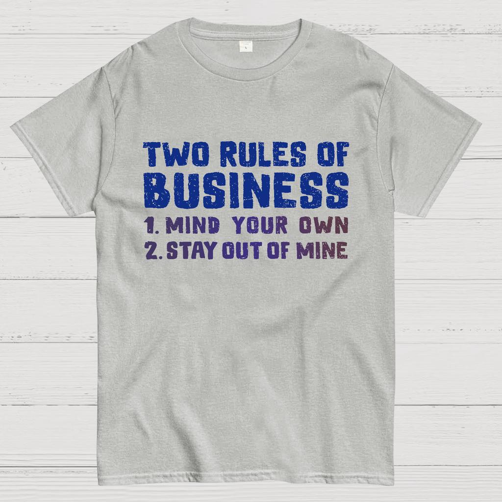 Two Rules of Business Cotton Summer Casual Cool Loose T-Shirt
