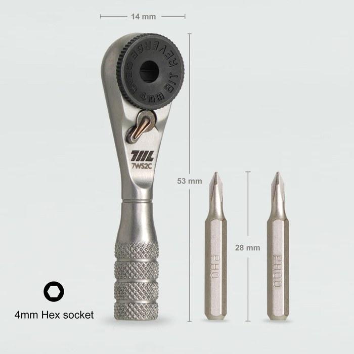 711L Micro Ratchet Wrench - 4mm