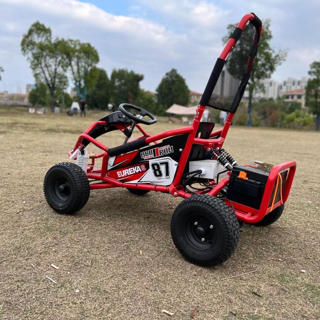 Electric Children's Single-Seater ATV Go-Kart: Four-Wheeled Beach Buggy and Off-Road Drifting Racing Car