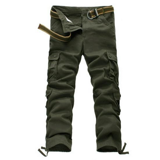 Men's Loose-Fit Multi-Pocket Work & Skateboard Pants - Wear-Resistant, Plus Size Casual Trousers