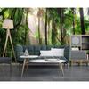 Tropical Rainforest Wall Mural Green Jungle Nature Landscape Wallpaper Home Decor