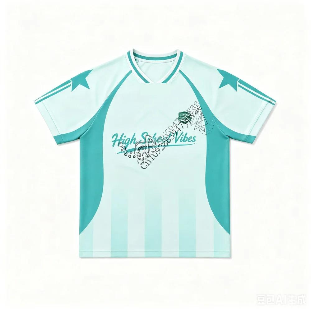 2026 Green Monster PK Pink Power High School Vibes Jersey DMD Sports Day Shirt V-neck StreetWear Summer Men Women T-shirts Top