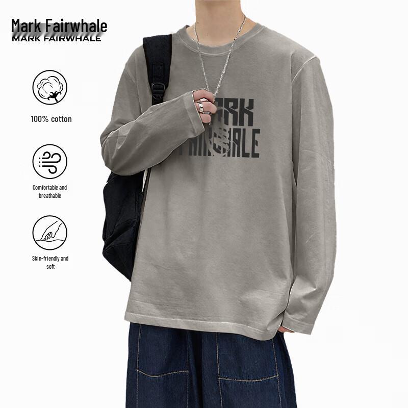 

Mark Fairwhale Men s Heavyweight Long-Sleeve T-Shirt 4XL