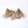 Ruggie Bucchi Cosplay Wig with Animal Costume Includes Net and Halloween Costume Ears, Accessory, Comb, Brown,