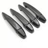 Car Decoration Door Handle Cover For BMW X5 2014-2018 X6 2015- Carbon Fiber Silver Black Cars Accessories Exterior Styling