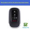 Keyless Entry Systems for Honda Key Fob Cover Fit for Honda   2024 2025 Civic Accord HR-V Pilot CR-V 5 Buttons Smart Key (Pink-Gold)