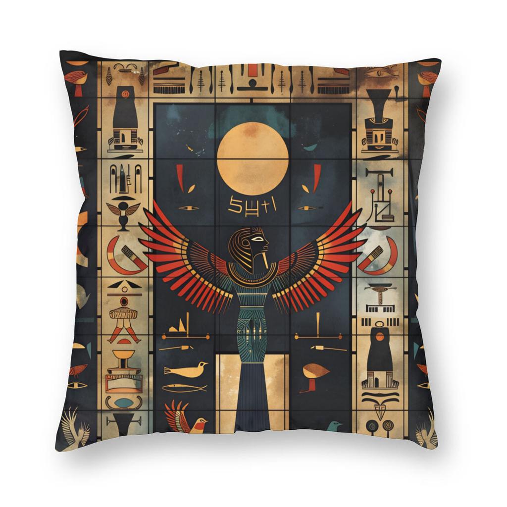 Ancient Egyptian Mysterious Pillow Cover Comfy Cushion Cover Retro Trendy Pillow Case For Wedding Party Home Decor