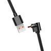 60W USB C To USB C Cable 90 Degree Elbow Fast Charge Phone Charger Data Cord For  iPhone Samsung Xiaomi Huawei Type C Quick Wire