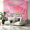 Diddl Custom Name Wall Tapestry Aesthetic Wall Hanging Printed Fabric Blanket Decorative Tapestries for Bedroom Living Room Home Decor