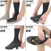 [apt'] Pro Aero Shoe Covers for Road Bikes, Windproof and Waterproof, Unisex Cycling Wear, Compatible with SPD-SL Binding Shoes, 5 Sizes Available, S-
