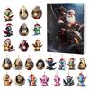 Weihnachts-Countdown Blind Box Mini Acryl Drachenbaby Anhänger Geschenk für Feiertagspartys