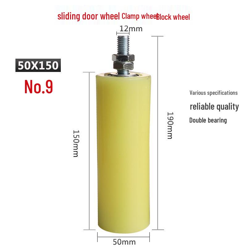 Nylonové kladkové kolečko posuvných dveří pro elektrickou dráhu a dopravníkový pás