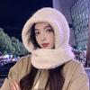 Women'S Winter Balaclava Hat - Thick Warm Beanie with Adjustable Closure, Lightweight Cold Weather Cap for Skiing, Snowboarding, Christmas
