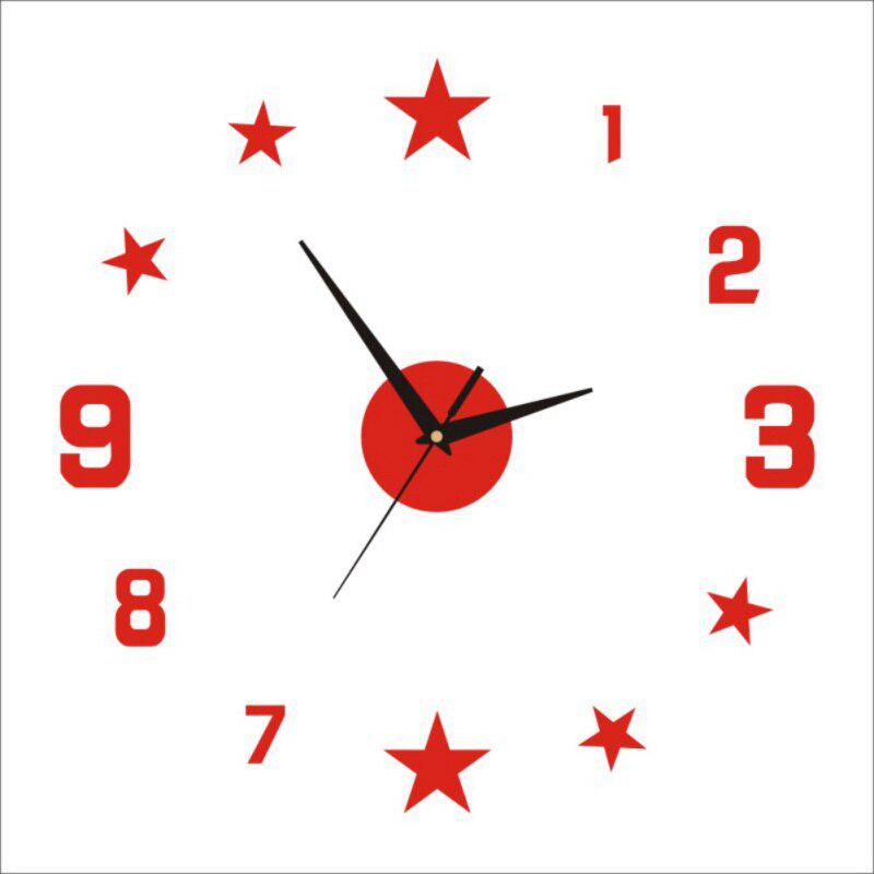 Relógio de parede digital, relógio para casa, sala de estar, adesivo, decoração de casa, relojes adesivos decorativos para paredes