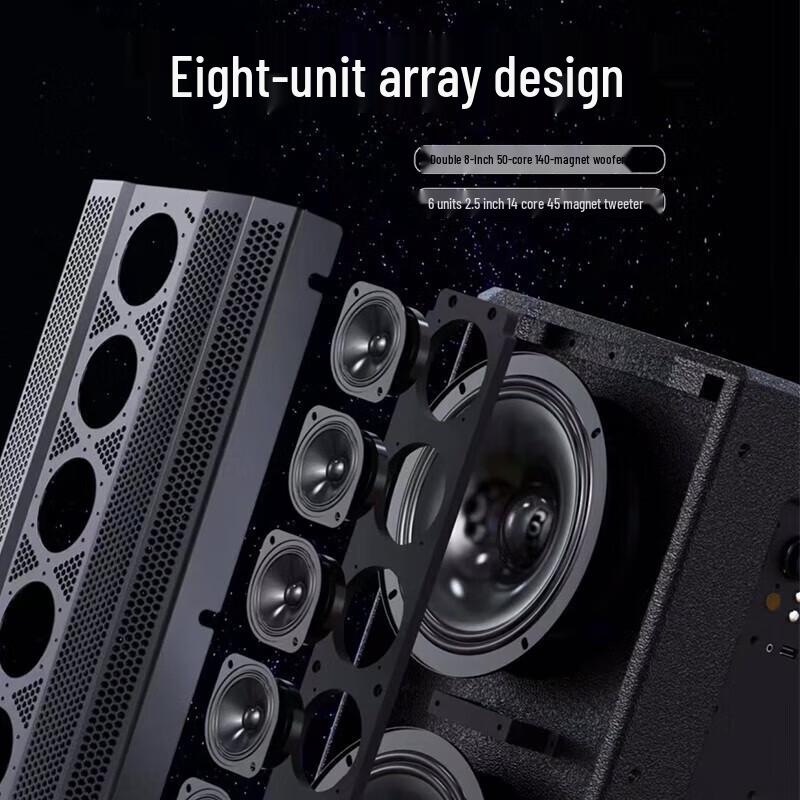 Malata M+9798 Portable Outdoor Karaoke Trolley Speaker (CN Version)