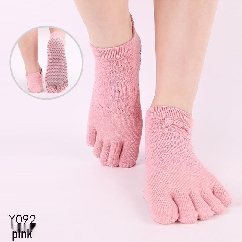 ToeSox Backless Non-Slip Yoga & Pilates Five-Finger Socks - All-Season Quality