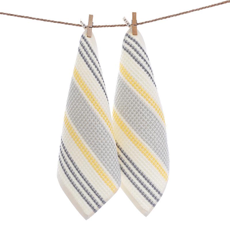 

Мягкое Впитывающее Вафельное Маленькое Полотенце из Чистого Хлопка 34x34 для Взрослых и Детей 34*34cm