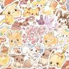 80pcs Pokemon Anime Stickers Pikachu Laptop Skateboard Scrapbook Suitcase Bike Kawaii Sticker Guitar Phone Cartoon Kid Gift Toys