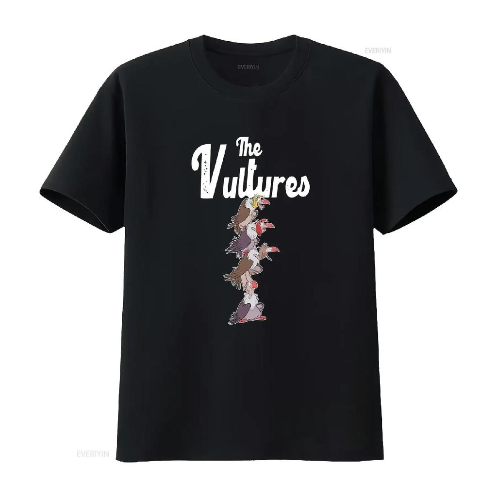 Dschungelbuch T-Shirt Die Geier vintage gewaschenes Oberteil für den Alltag atmungsaktiv leicht grafisch Streetwear Mode
