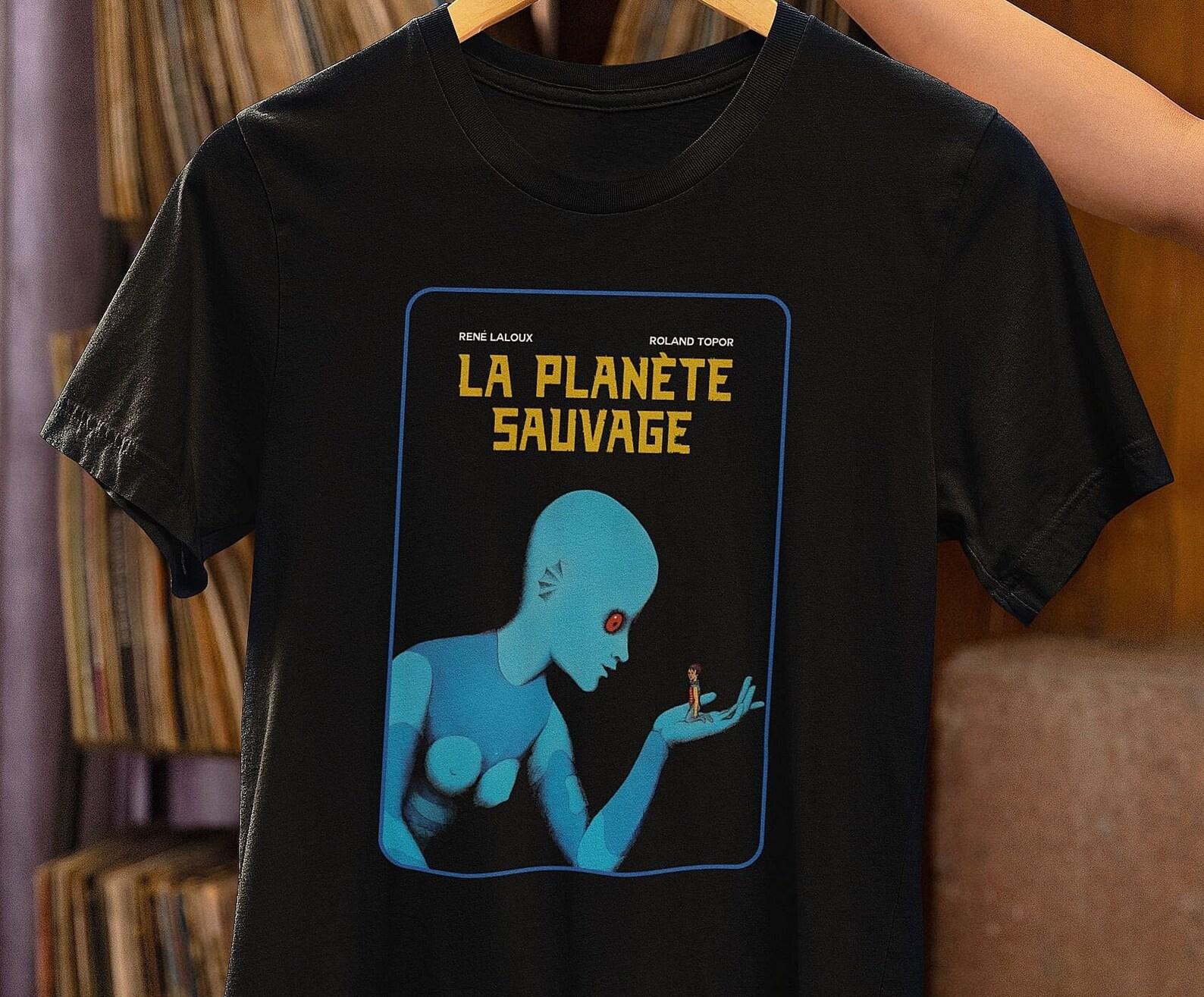 Planet T-Shirt – 1973 French Sci-Fi Film 2XL