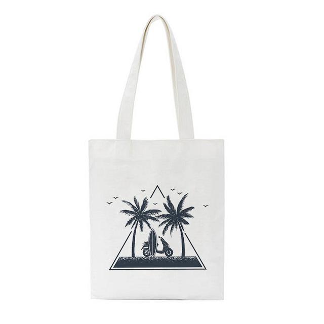 Hot Air Balloon Whale Cute Print Shoulder Bags Star Harajuku Shopping Bag Large Capacity Street Shoot Handbag Women Bag Wallet