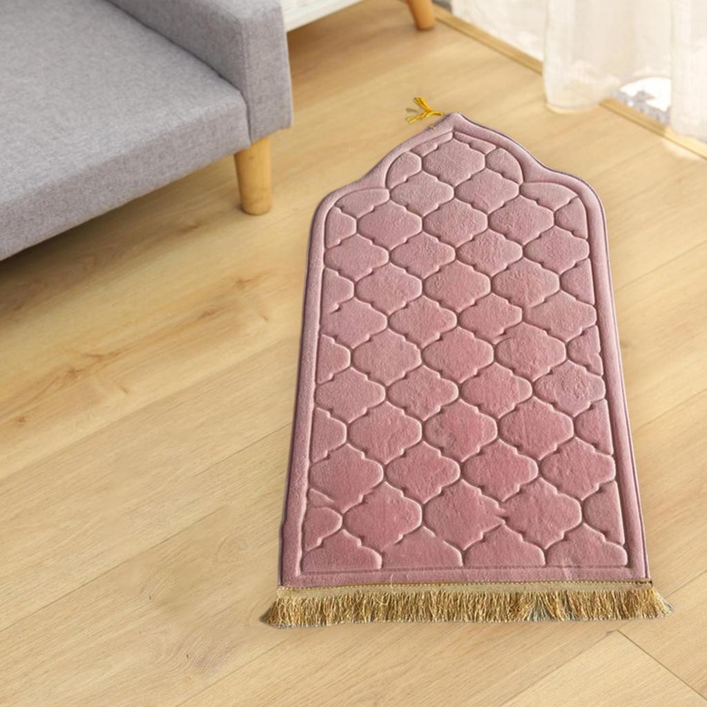 Collectible Prayer Mat Elegant Floor Carpet Area Rug for Home Decor