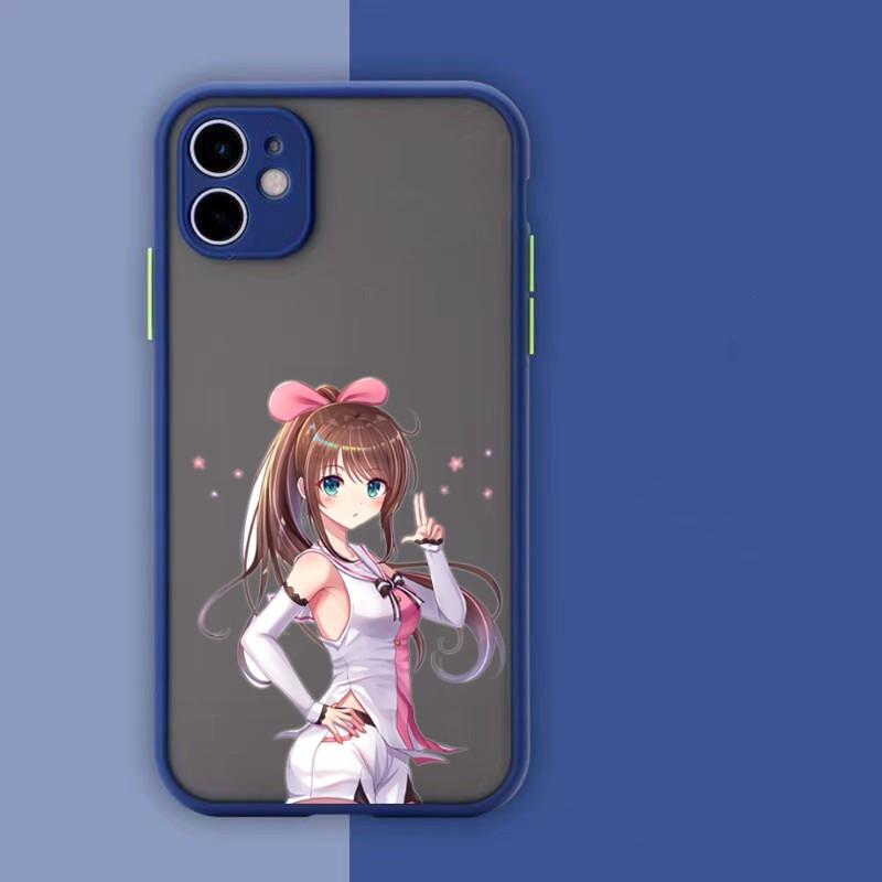 Cute Virtual Idol Kizuna AI Phone Case For IPhone 14 13 12 11 Mini Pro Max XS X Max XR 8 7 Plus SE 2022 Skin Color Phone Cover