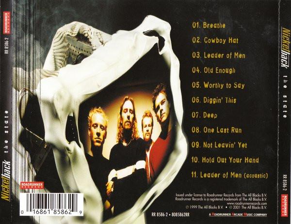 

CD NICKELBACK State RR85862 ROADRUNNER 2001 Europe Rock Used