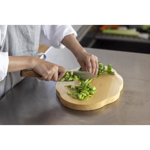 Woodpecker Ginkgo Wood Cutting Board, Made In Japan, Natural Wood, Ginkgo Wood Cutting Board, Cloud Design (M)