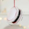 Christmas Drum Hanging Ornament for Tree Decoration Plush Fabric Texture Classic Red Green Colors Festive Eye-Catching Decor