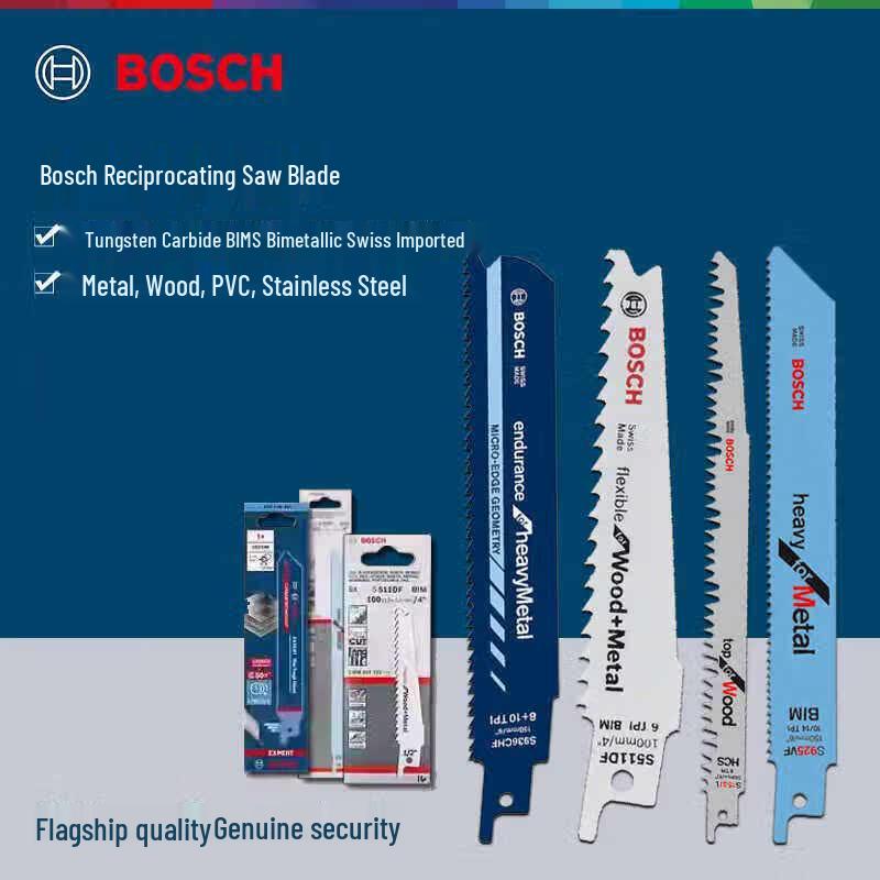 Bosch S115CHC Reciprocating Saw Blade for Metal