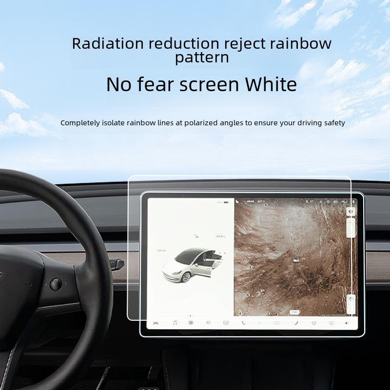 Tesla New Model 3/Y/X/S Tempered Navigation Film
