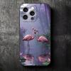 Pink Red Dreamy Flamingo Soft Phone Case for iPhone 16 16E 17 Air 15 Pro Max 14 Plus 13 Mini 11 12 7 Black Cover Back Shell