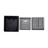 Slot Template Box for Desk Organization - Compact Storage for Note Pads and Templates