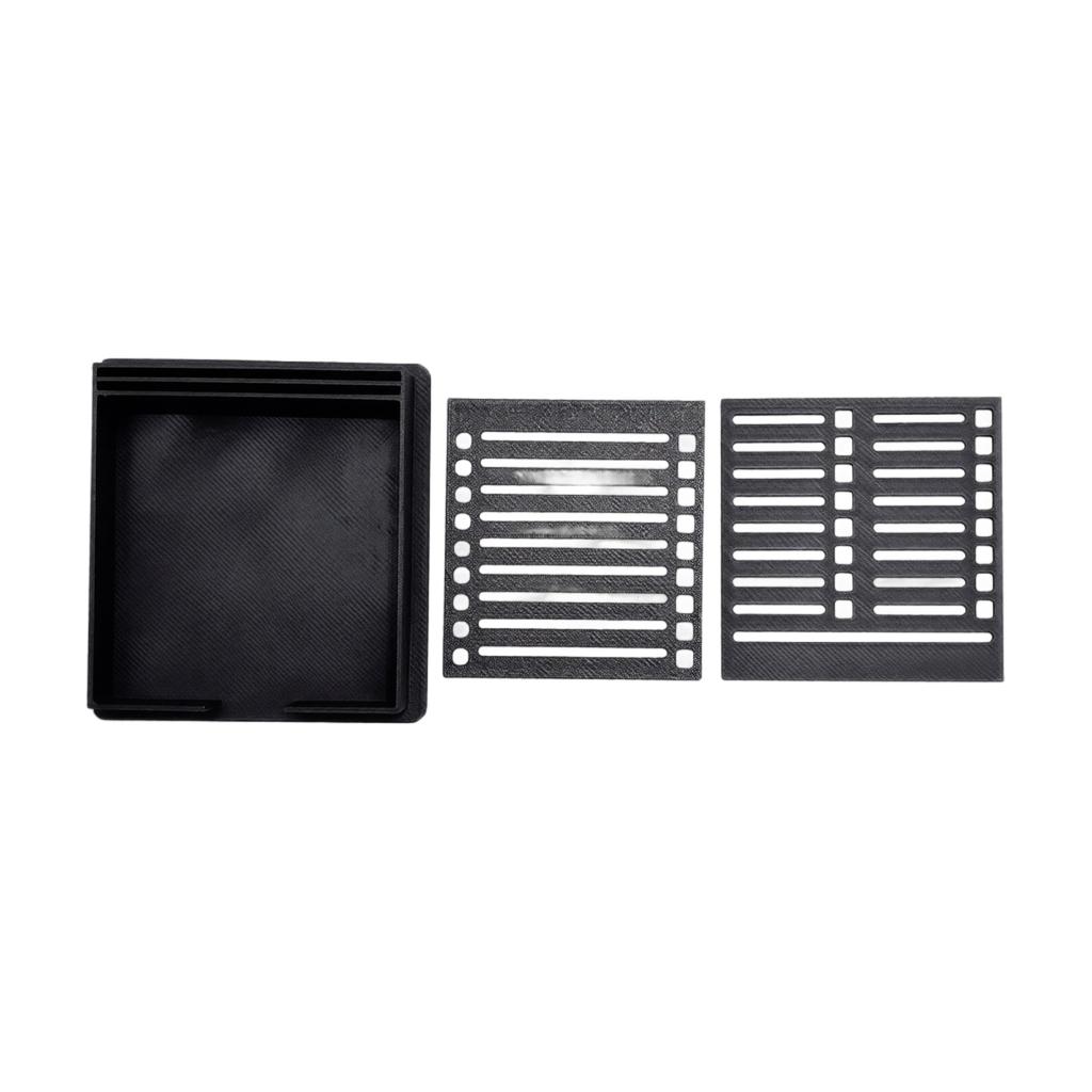 Slot Template Box for Desk Organization - Compact Storage for Note Pads and Templates