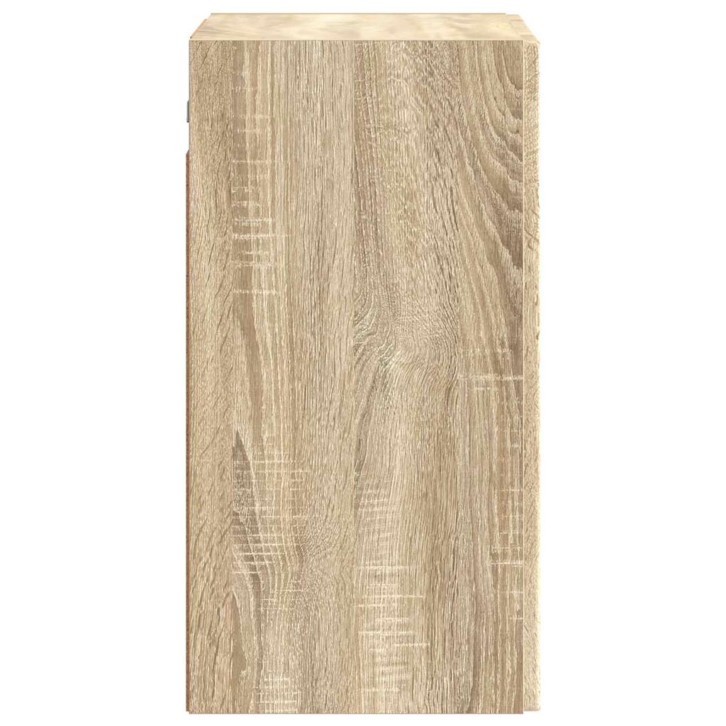 Wall Mounted Cabinet in Sonoma Oak Finish 59 x 31 x 60 cm Particleboard