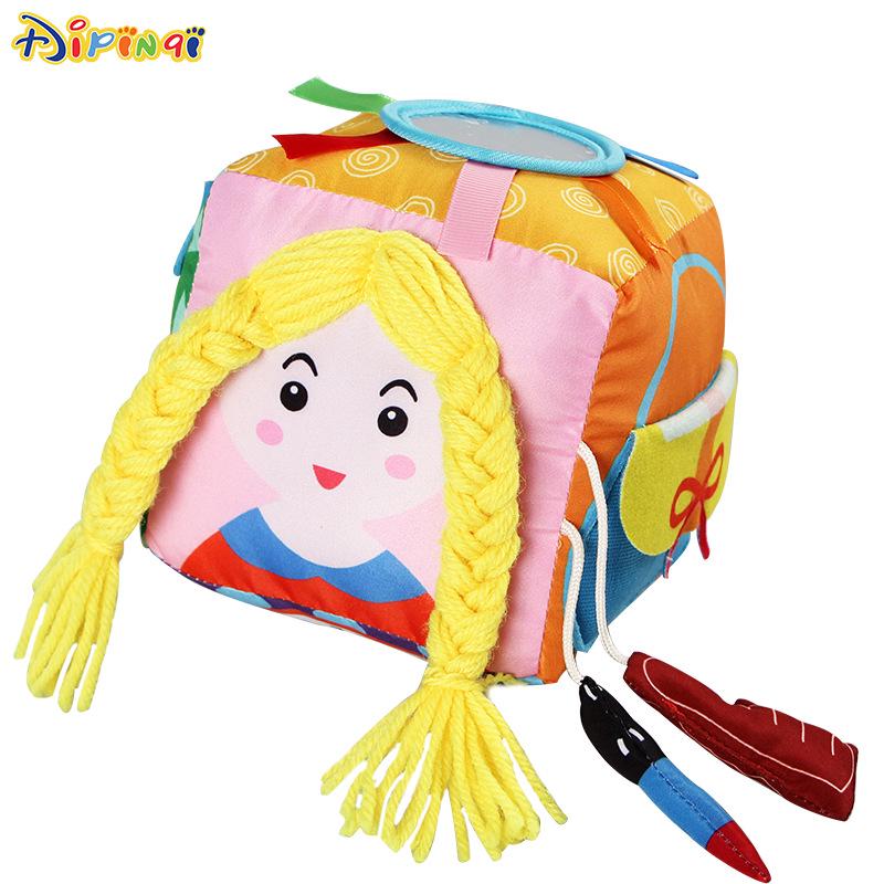 Crab Cube Infant Teaching Toy: Early Education & Dressing Aid Dice