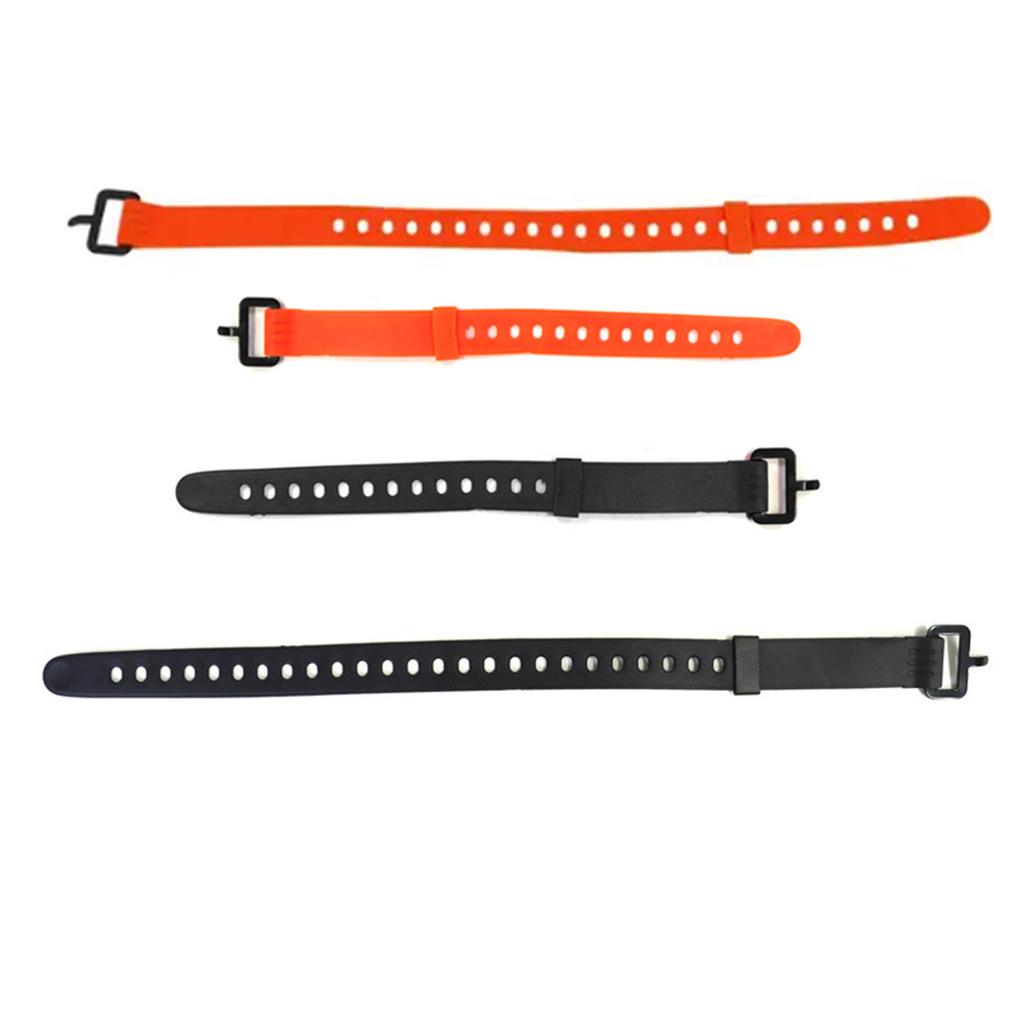 2Pcs Camping Hiking Cargo Storage Belt Buckle Elastic Rubber Travel Tied Belt Luggage Lash Belt Fastening Strap