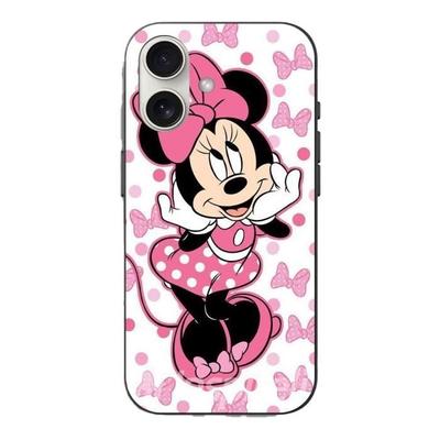 Kılıf - Disney - Iphone 16 - Minnie Mouse - Pembe - Esnek