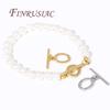 18K Gold Plated Brass OT Clasp Toggle Clasps Connector For DIY Bracelet Necklace Jewelry Making Findings Accessories