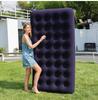 Portable Inflatable PVC Air Mattress - Thickened, Flocked, and Ideal for Camping