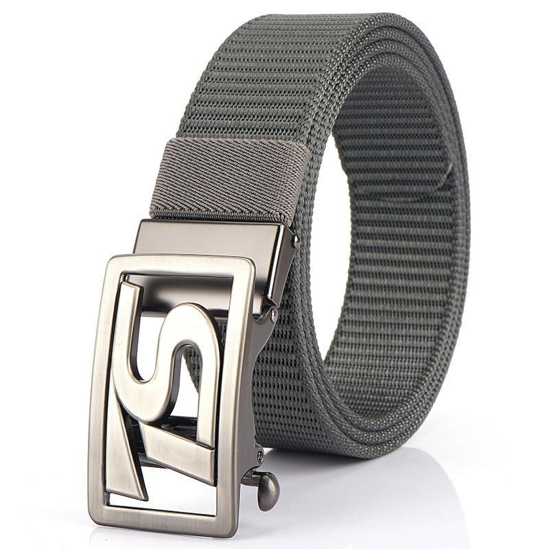 TS Belt Men's Automatic Buckle Business Casual Thick Nylon